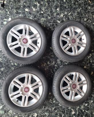 4 cerchi in lega con gomme estive hankook x panda