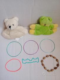 Due Peluches Gesco Spa & Sei Braccialetti 