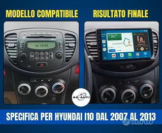 hyundai i10 KIT COMPLETO Autoradio Android 2din