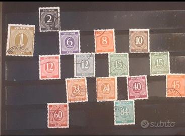 🇩🇪Germania 1946- occupazione alleata- 15 francob