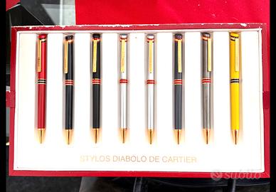 Collezione di penne Ferrari e Cartier