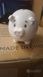 Salvadanaio in ceramica vintage