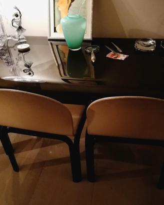 Tavolo e  quattro sedie Knoll International Orsay