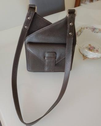 Borsa in pelle nera vintage 