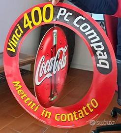 Coca-Cola espositore in cartone rotondo lotto