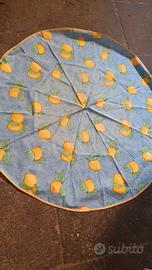 stoffa con trama limoni, usata