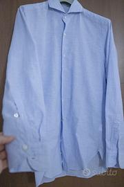 camicia colore azzurro da uomo, S