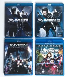 SUPER HEROES MOVIES lotto 4 film Blu-Ray Avengers
