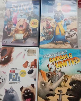 4 dvd bambini 
