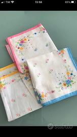 Set di 3 fazzoletti Vintage