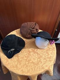 Cappelli da donna, originali, anni ‘30- ‘ 40