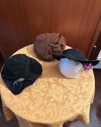 Cappelli da donna, originali, anni ‘30- ‘ 40