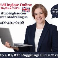 Insegnante Madrelingua Inglese Lezioni Online B1