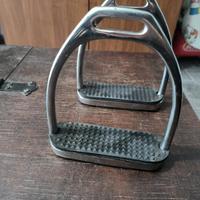 Staffe in metallo  con panca in gomma per Cavalli 