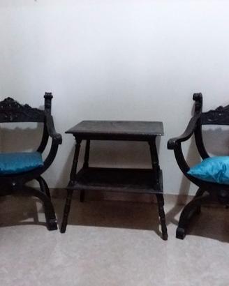 Salottino eclettico di fine '800