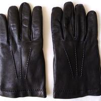 GUANTI IN PELLE NAPPA Nera FODERATI IN PURA LANA