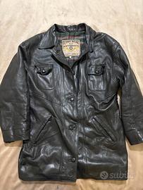 Cappotto in Pelle Vintage Flying Wear uomo tagl 46
