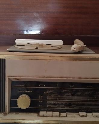 Radio MIVAR CANDIA UCM 615F primi anni60 con girad