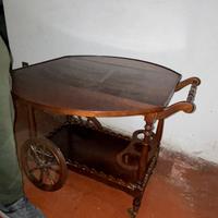 Carrello da portata in legno