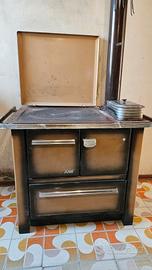 stufa a legna con forno 