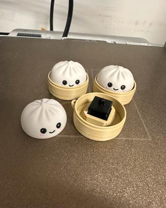 Clicker Fidget Raviolo Bao Stampa 3D