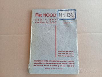 FIAT 1100 D Familiare Catalogo Ricambi Carozzeria