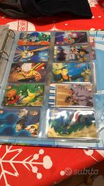 Card dragon ball santal lenticolari olografiche