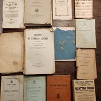 Lotto libri e opuscoli d'epoca