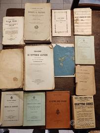 Lotto libri e opuscoli d'epoca