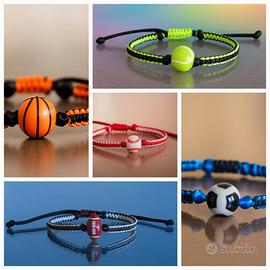 Braccialetti sportivi fatti a mano