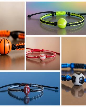 Braccialetti sportivi fatti a mano