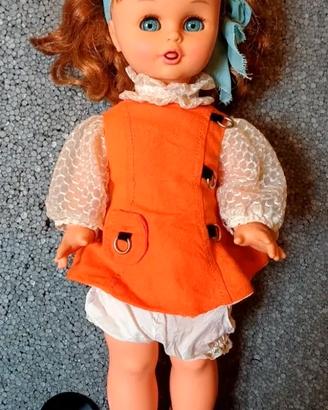 Sebino Belinda Bambola Capelli Rossi vintage 48 cm