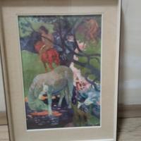 Copia Quadro di Gauguin "Le cheval blanc"