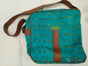 Borsa Tracolla Naj Oleari Vintage stampa palme