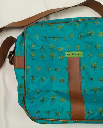 Borsa Tracolla Naj Oleari Vintage stampa palme