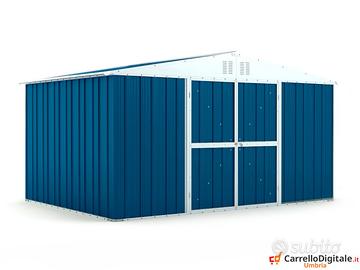 Box lamiera deposito Acciaio 403x269cm blu