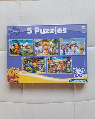 3 confezioni di giochi puzzle Disney per bambini
