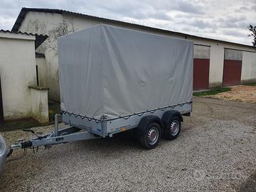 Rimorchio doppio asse 2000 kg – 301x153 – 2 anni