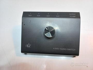 COMMUTATORE AUDIO STEREO 4IN-1OUT