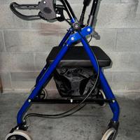 Deambulatore in alluminio pieghevole