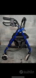 Deambulatore in alluminio pieghevole
