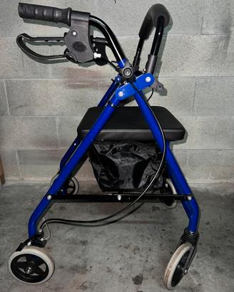 Deambulatore in alluminio pieghevole