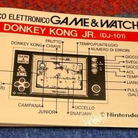 Game & Watch Nintendo Donkey Kong JR DJ101 manuale