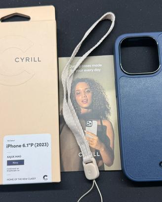 Cover Cyrill Pelle MagSafe iPhone 15 Pro NUOVA