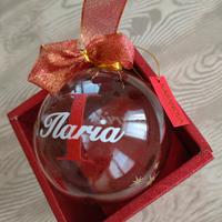 Pallina natale nome Ilaria