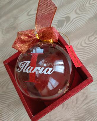Pallina natale nome Ilaria