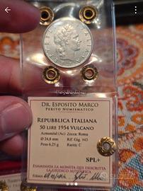 50 lire 1954 periziata