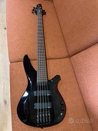 Basso elettrico attivo 5 corde Yamaha RBX 775 Nero