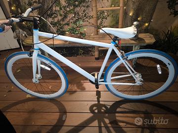 Bicicletta single speed a ruota libera mai usata