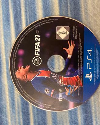 Gioco fifa 21 playstation 4 senza custodia